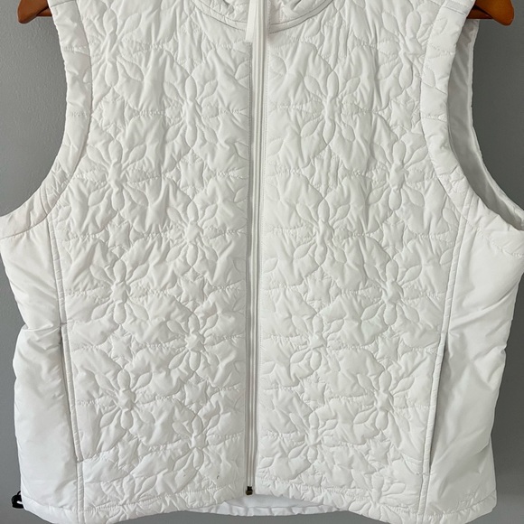 Champion White Floral Vest Large - Picture 2 of 5